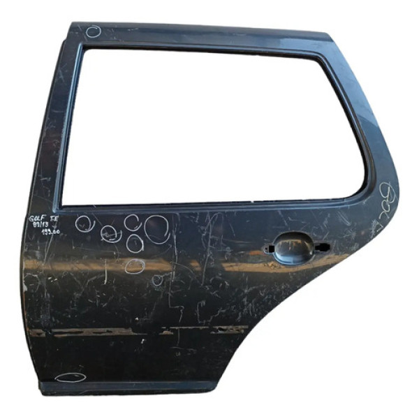 Porta Traseira Esquerda Volkswagen Golf 1999 A 2013  Traseira Esquerdo Cinza