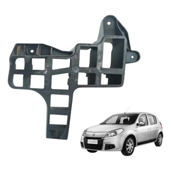 Suporte Guia Para-choque Traseiro Esquerdo Sandero 2007 A 13