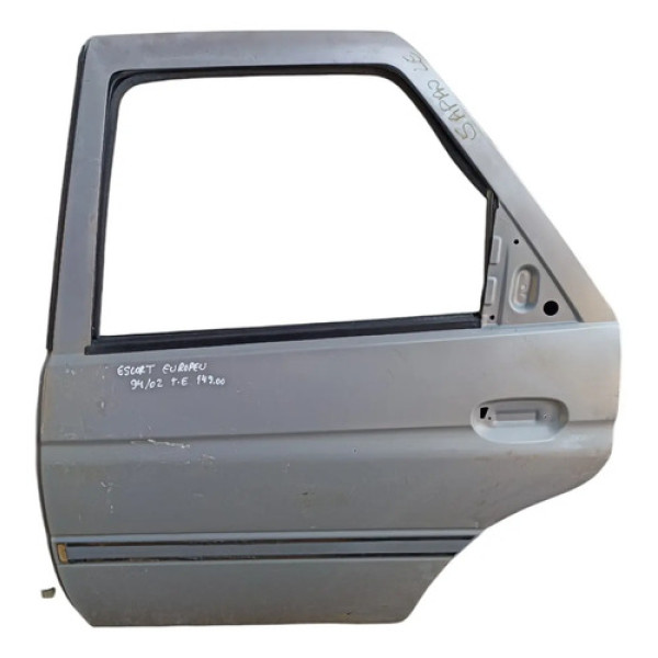 Porta Traseira Esquerda Ford Escort Europeu 94/02 Original Traseira Esquerda Prata
