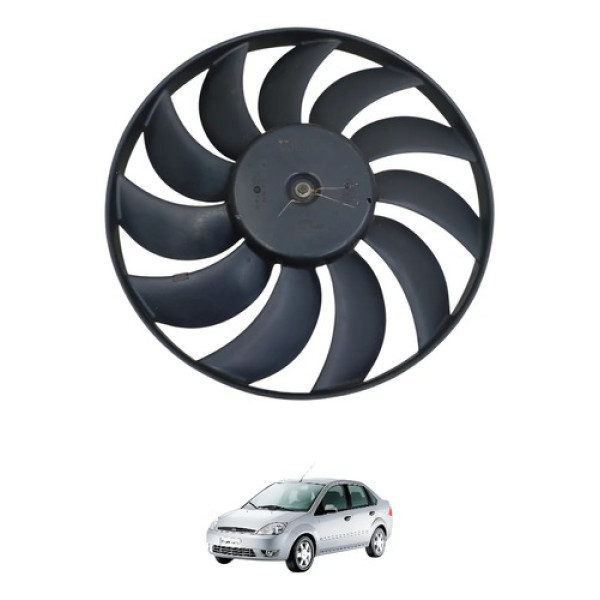 Ventoinha Radiador Fiesta Rocam Com Ar Cond 2004 A 2012 Orig