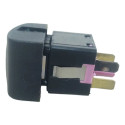 Botão Interruptor Alarme Sensor Gm Vectra 1997 Ate 2000 Preto