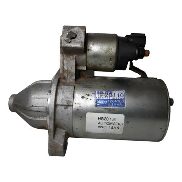 Motor De Arranque Hb20x 2013/2019 1.6 Automático Original