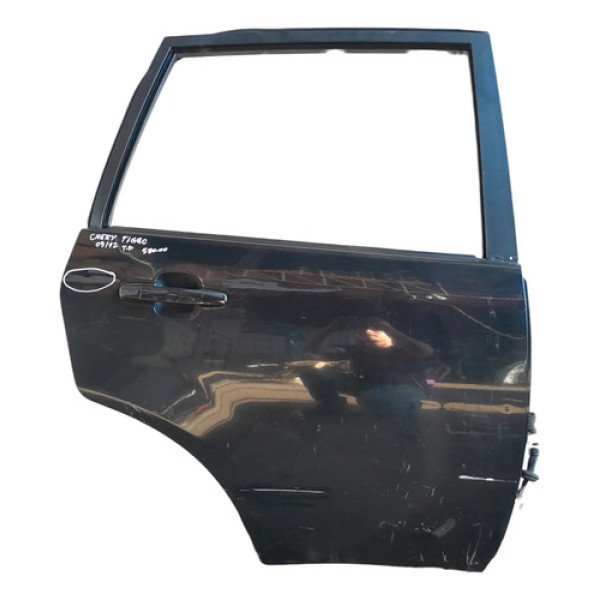 Porta Traseira Direita Chery Tiggo 2009 A 2012 Traseira Direito Preto