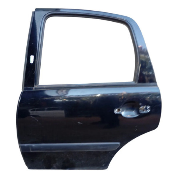 Porta Traseira Citroen C3 Esq 2003 2004 2005 2006 A 2011 Traseira Esquerdo Preto