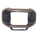 Moldura Marrom Central Multimídia Com Difusor Toro 16 A 21 Marrom
