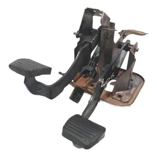 Pedaleira Embreagem E Freio Peugeot 206 Original 