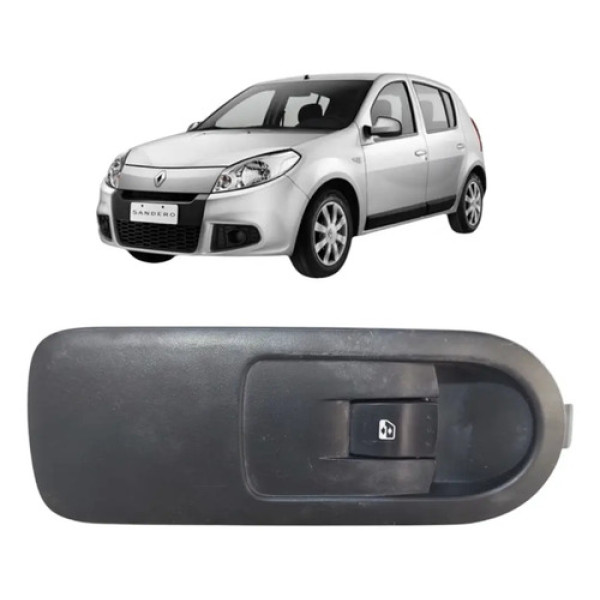 Botão Vidro Elétrico Dianteiro Direito Sandero 2007 A 2013 