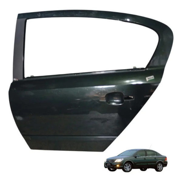 Porta Traseira Esquerda Vectra Sedan 2007 2008/2011 Original Traseira Esquerdo Verde