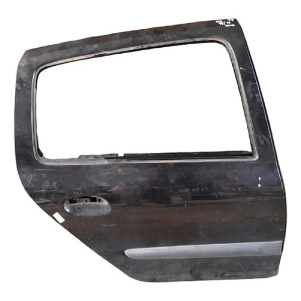 Porta Traseira Direita Renault Clio 1999 A 2010 Original  Traseira Direito Preto