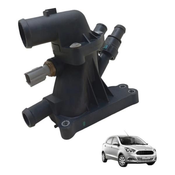 Carcaça Válvula Termostática Ford Ka 1.0 3cc Cm5g9k478ga