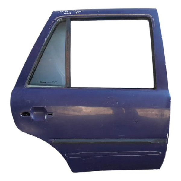 Porta Traseira Direita Volkswagen Gol Parati G2 G3 96/05 Traseira Direito Azul
