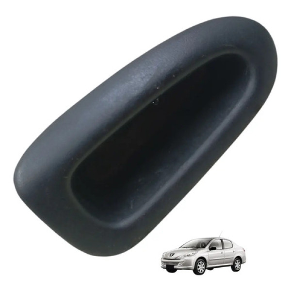 Puxador Interno Porta Dianteira Direita Peugeot 207 08/13 Preto