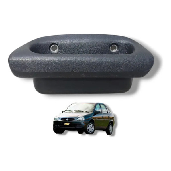 Puxador Porta Interno Traseiro Direito Gm Corsa 1996 A 2016 Preto Traseira
