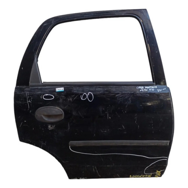 Porta Traseira Direita Chevrolet Corsa Montana 2003 A 2010 Traseira Direito Preto