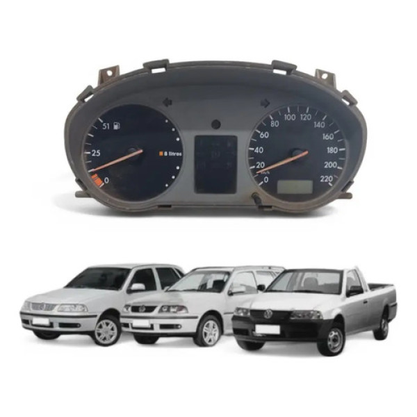 Painel Velocímetro Gol Saveiro Parati G3 2000 A 05 880462011 Cinza
