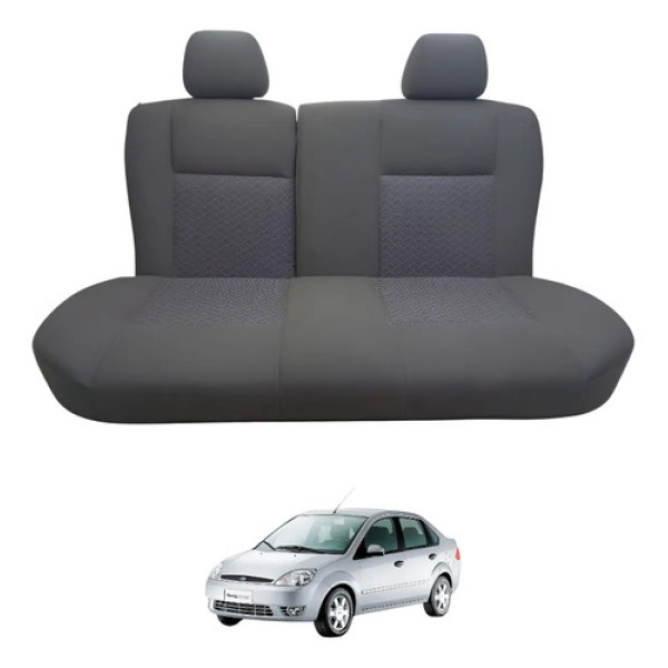 Jogo Banco Traseiro Ford Fiesta Sedan 2004 2005 2006 A 2012 Preto