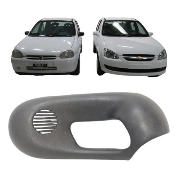 Moldura Maçaneta Dianteira Direita Corsa 1996 A 2016  Preto Dianteira