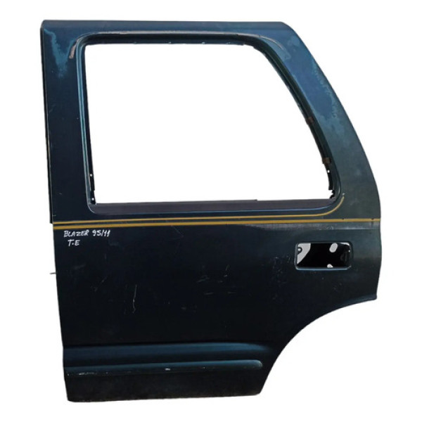 Porta Traseira Esquerda Chevrolet Blazer 1995/2011 Original Traseira Esquerdo Verde