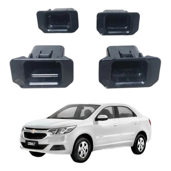 Kit Guia Encaixe Painel Instrumento Cobalt  Spin 2013 A 2020 Preto