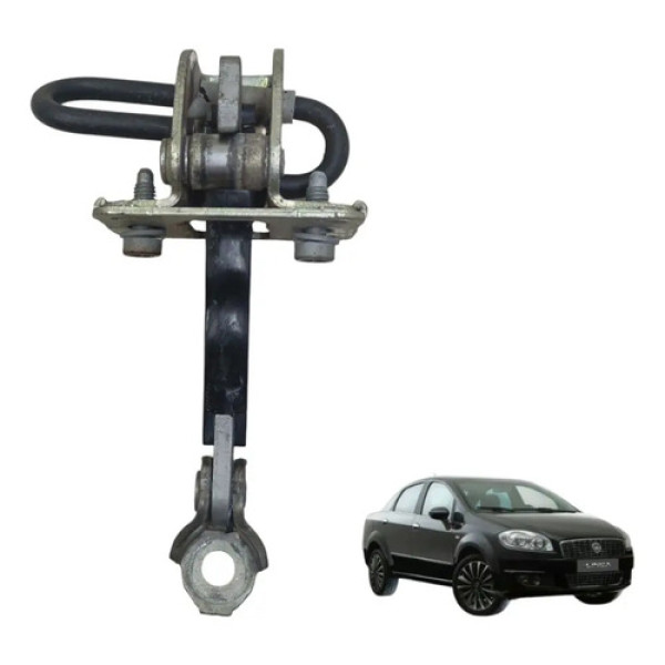 Limitador Porta Dianteira Direita Linea 2008 2009 A 2015 Dianteira Direita Preto E Prata