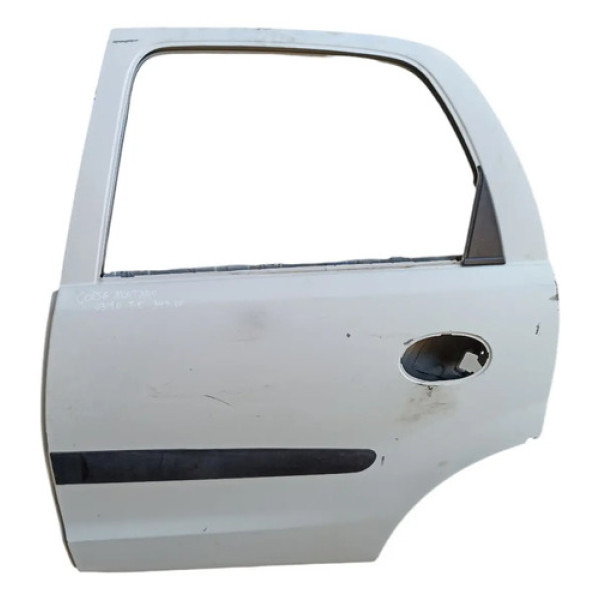 Porta Traseira Esquerda Chevrolet Corsa Montana 03/2010 Traseira Esquerdo Branco