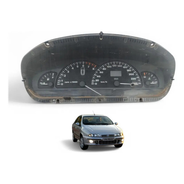Painel Velocimetro Fiat Brava Marea 1999 A 2007 Preto