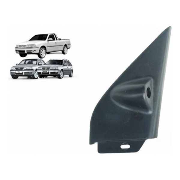 Moldura Int Retrovisor Direito Saveiro Parati Gol 4p 1995/12 Preto