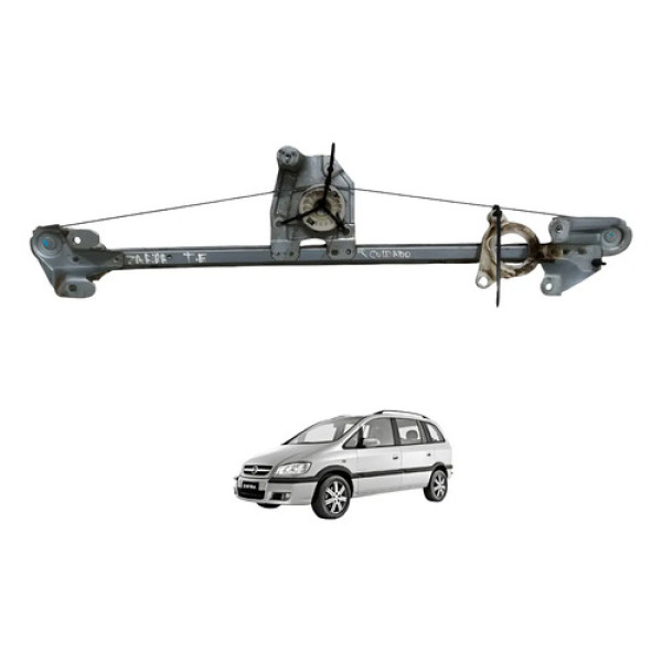 Máquina Vidro Zafira Tras Esq 2001 2002 2003 2004 A 2012