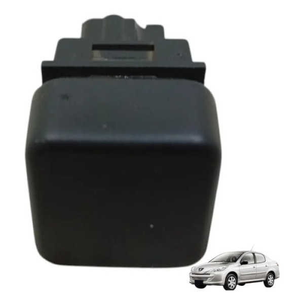 Botao Falso Painel Peugeot 207 2008 2009 A 2014 Preto