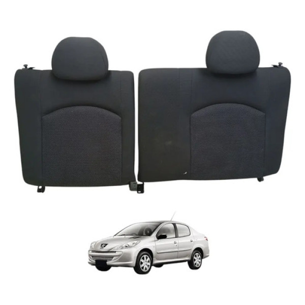 Encosto Banco Traseiro Peugeot 207 Sedan 2009 A 2013