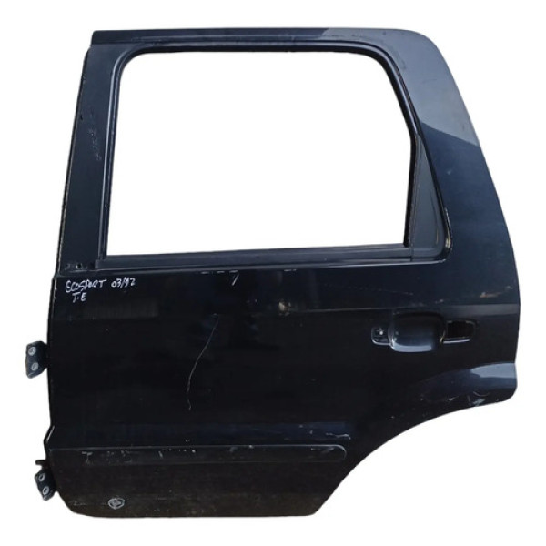Porta Traseira Esquerda Ford Escosport 2003 A 2012 Traseira Esquerdo Preto