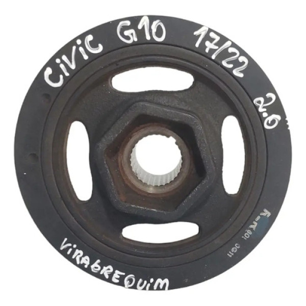 Polia Virabrequim Civic 2.0 Cvt G10 155cv 17 A 22 