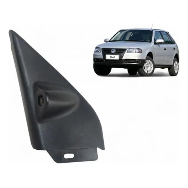 Moldura Int Retrovisor Esquerdo Gol 4 P Parati 1995 A 2012 Preto