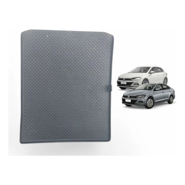 Tapete Borracha Console Central Polo 2018 A 2023 Original