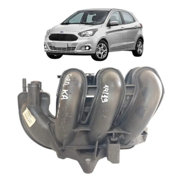 Coletor Admissão Ford Ka 1.0 3cc 85cv Manual 2014 A 2019