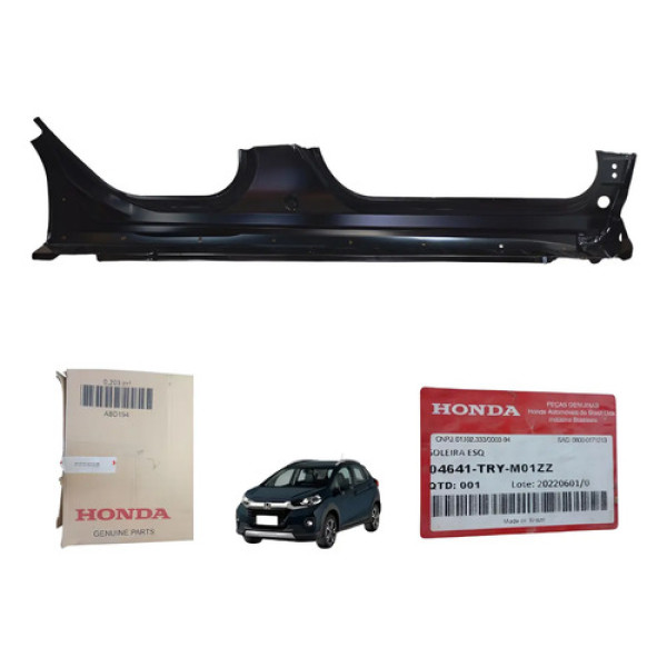 Caixa Soleira Esq Honda Wrv 2018 19 20 2021 04641trym01zz Preto