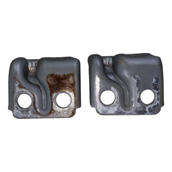 Par Dobradiças Porta Dianteira Esq Ecosport Fiesta 2004/2012
