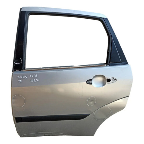 Porta Traseira Esquerda Ford Focus 2002 A 2008 Com Avarias Traseira Esquerdo Prata