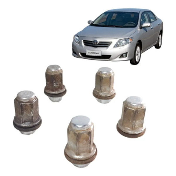 Kit Porca Parafuso Roda Corolla 2009 A 2014 Original