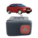 Botão Pisca Alerta Polo Classic Seat Cordoba 97/2000 Origina Preto