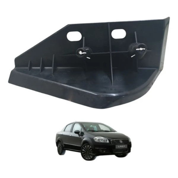 Suporte Descanso Pé Lado Esquerdo Linea 2008 A 2015 Original Preto