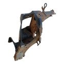 Longarina Mini Frente Peugeot 206 Direita 2002 2003 A 2008 Preto