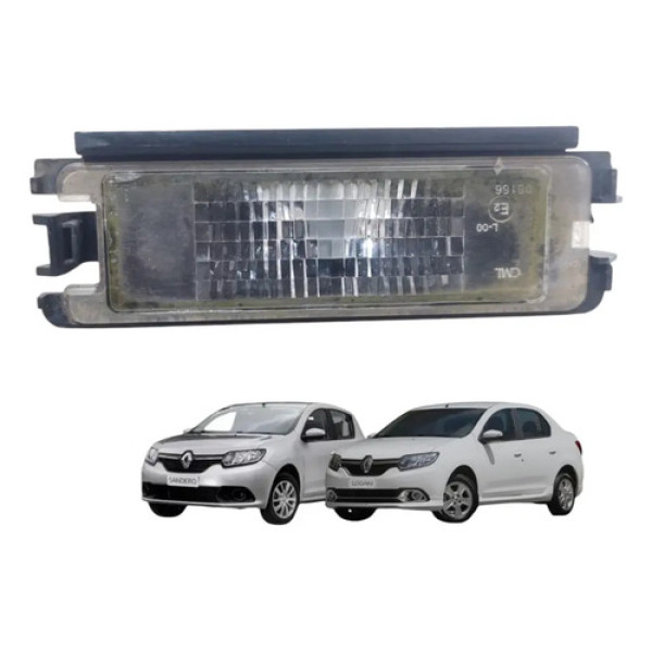 Luz Lanterna Placa Clio Logan Sandero 2014 A 2019 Original
