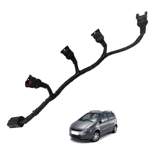 Chicote Bicos Injetor Chery Face 1.3 2010 2011 2012 A 2014