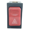Botão Pisca Alerta Mercedes Bicudinho L1214 1990 A6965457114 Vermelho