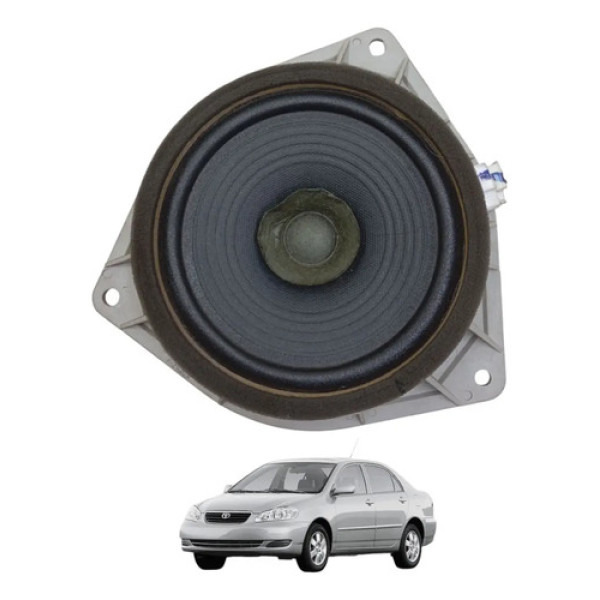 Auto Falante Traseiro Esquerdo Corolla 2003 A 2008 Original Preto