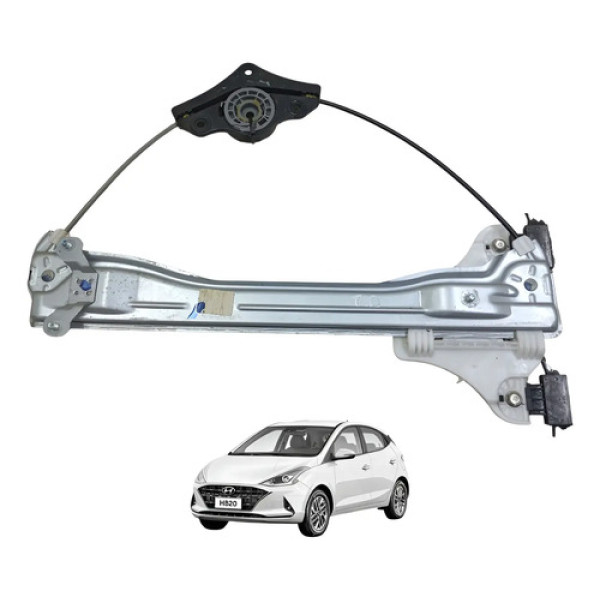 Maquina Vidro Elétrico Traseira Direita Hb20 20/22 Original