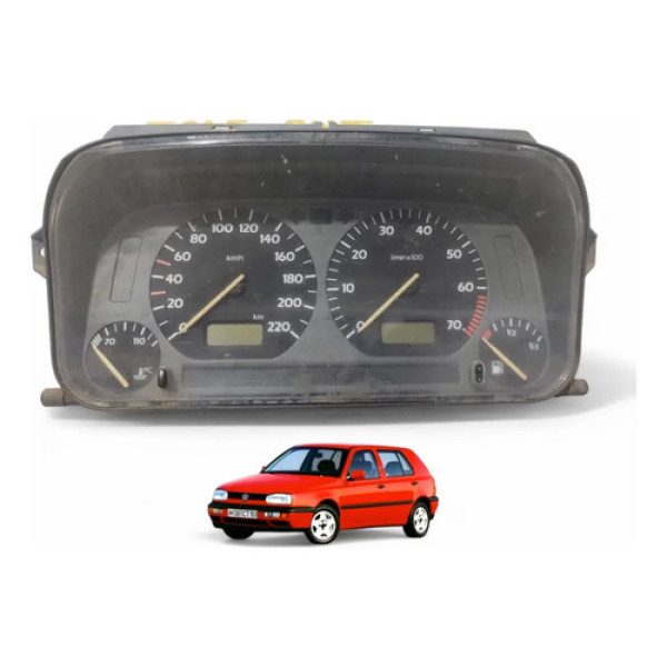 Painel Velocímetro Vw Golf 1996 A 1999 1h0919860 Preto