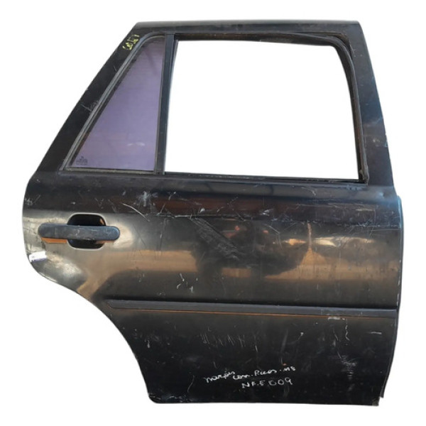 Porta Traseira Direita Volkswagen Gol Parati G2 G3 96/05 Traseira Direito Preto