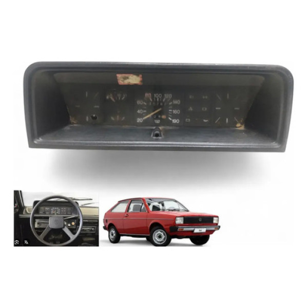 Painel Velocímetro Gol Bx 1986 Original Preto